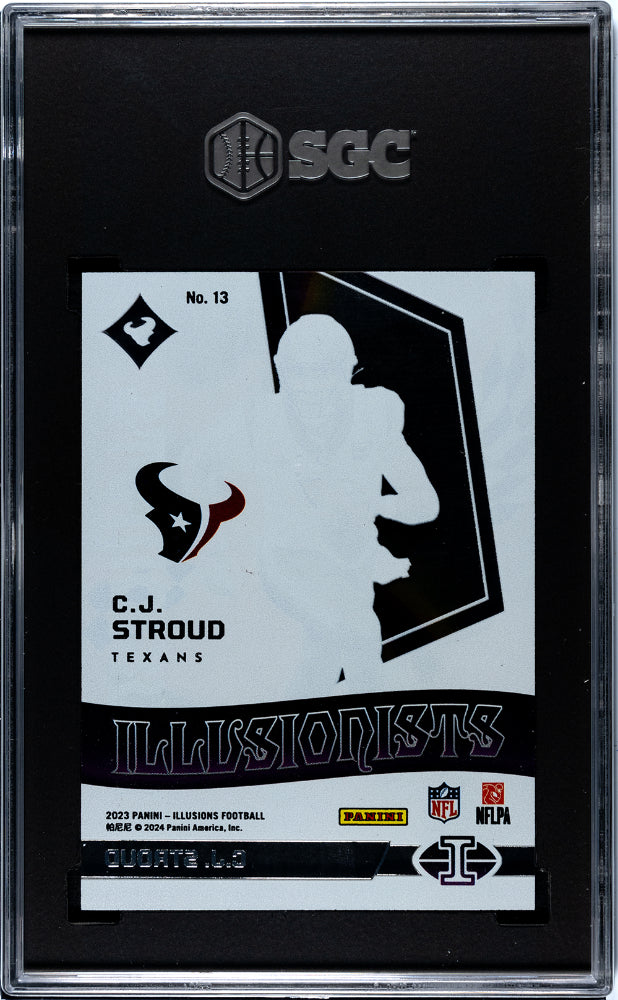 2023 Panini Illusions CJ Stroud #13 SGC 10