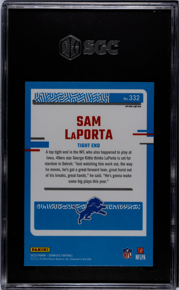 2023 Donruss Sam Laporta #332 SGC 9.5