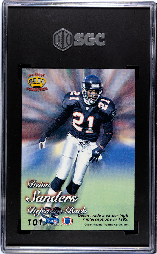 1994 Pacific Deion Sanders #101 SGC 9