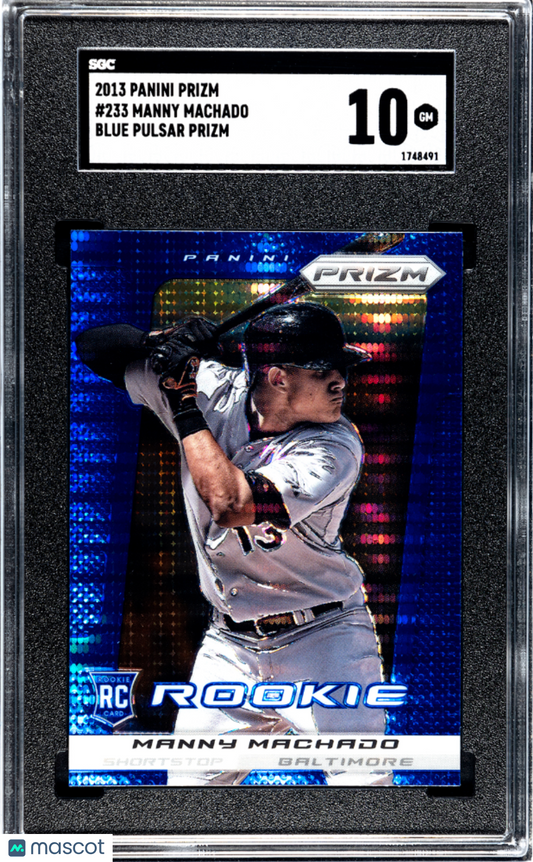 2013 Panini Prizm Manny Machado #233 SGC 10