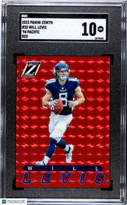 2023 Panini Zenith Will Levis #20 SGC 10