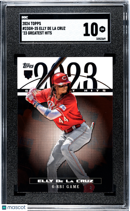 2024 Topps Elly De La Cruz #23GH-25 SGC 10