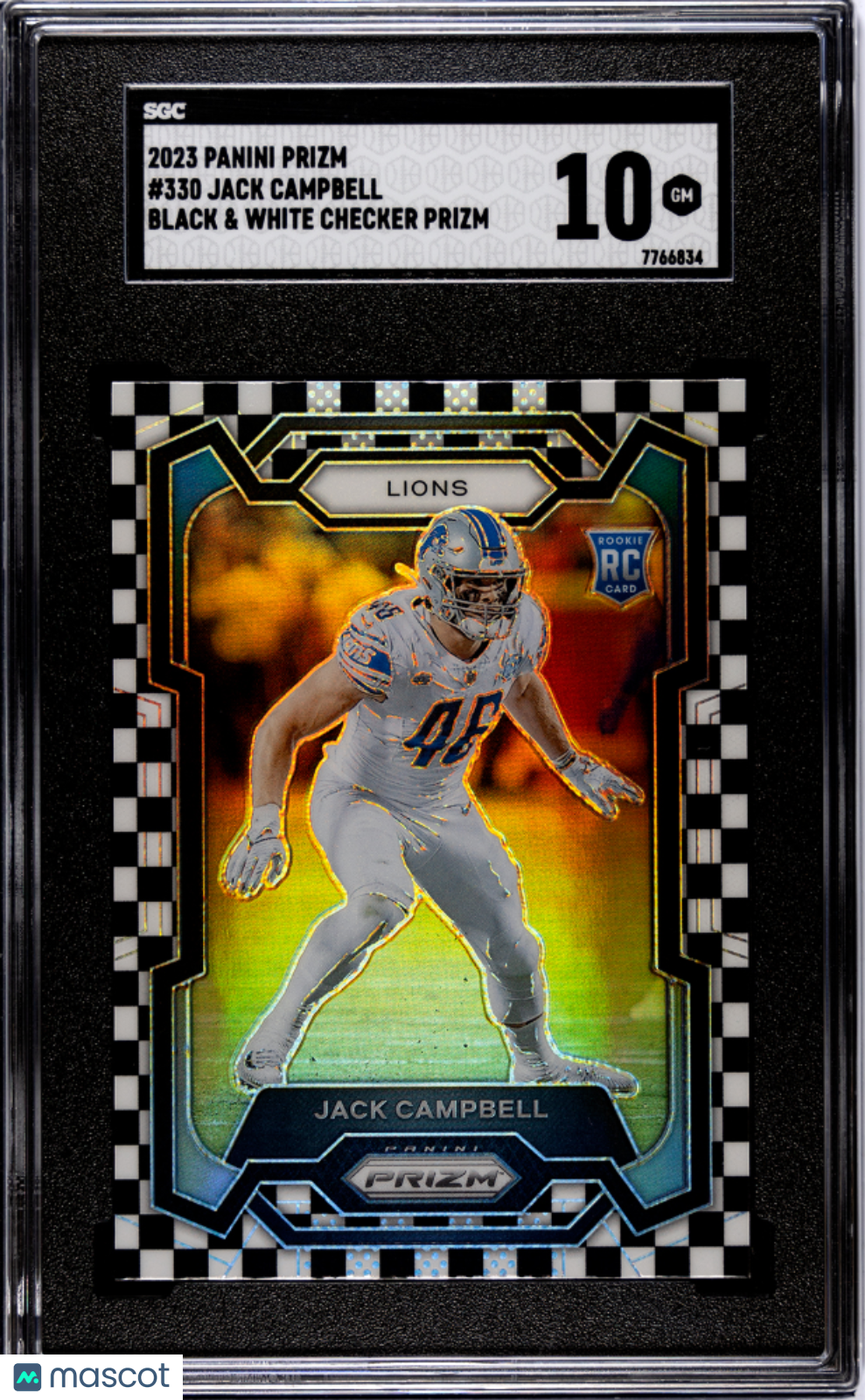 2023 Panini Prizm Jack Campbell #330 SGC 10