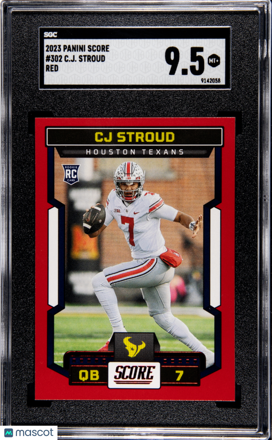 2023 Panini Score CJ Stroud #302 SGC 9.5