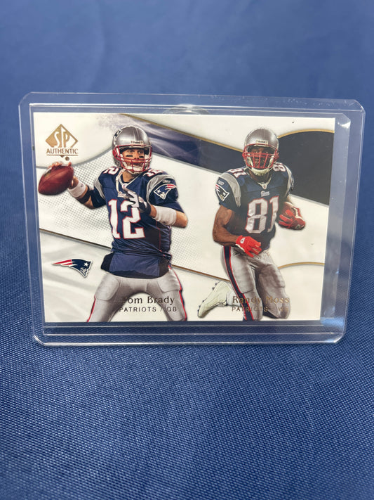 2009 SP Authentic #138 Tom Brady / Randy Moss