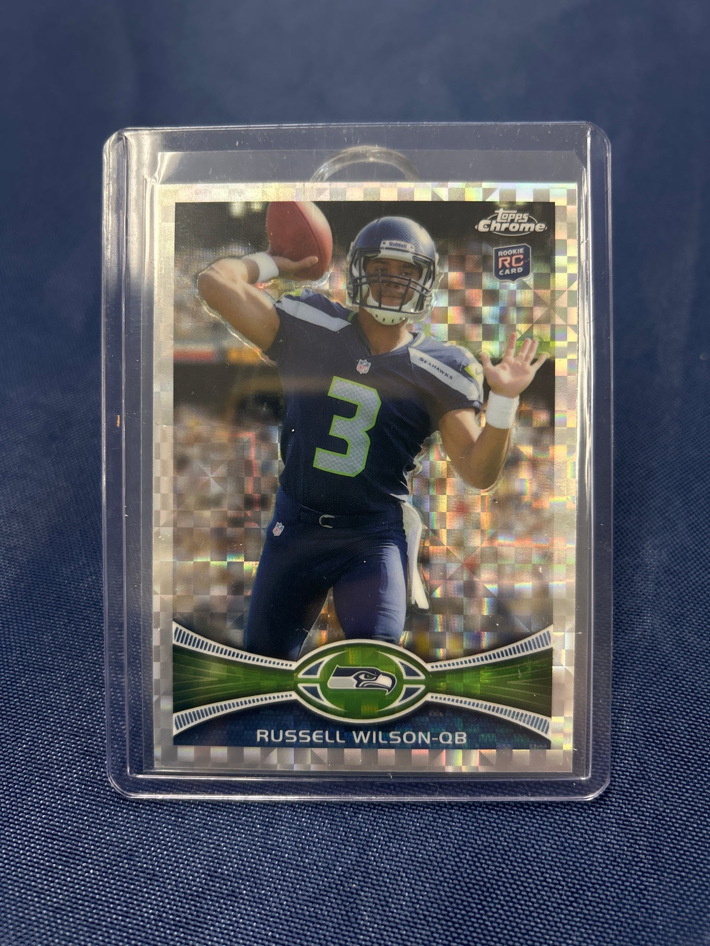 2012 Topps Chrome #40 Russell Wilson RC Xfractor